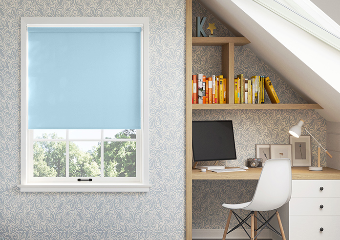 Trapani, Baby Blue - Roller Blind - Image 3